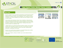 Tablet Screenshot of etacel.com